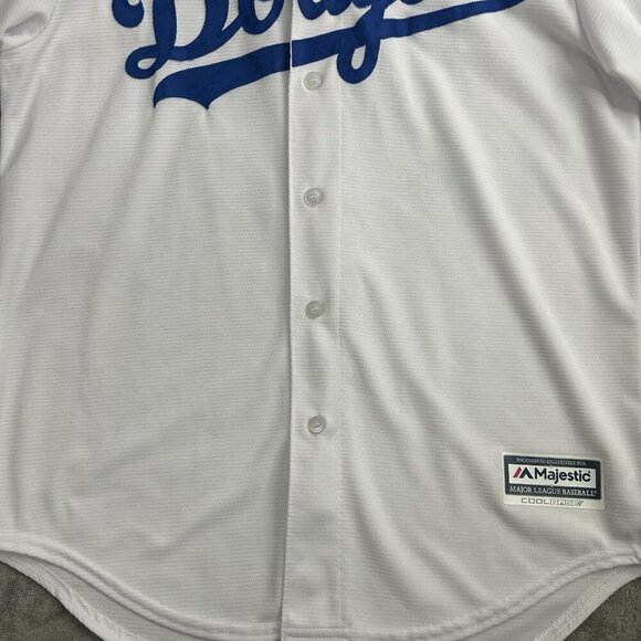 Majestic Jersey Mens Large Los Angeles Dodgers Baseball #35 Bellinger Cool Base - Picture 7 of 13